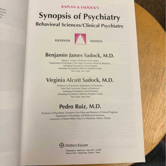 Kaplan & Sadock’s Synopsis of Psychiatry, 11th Edition - Picture 4 of 4
